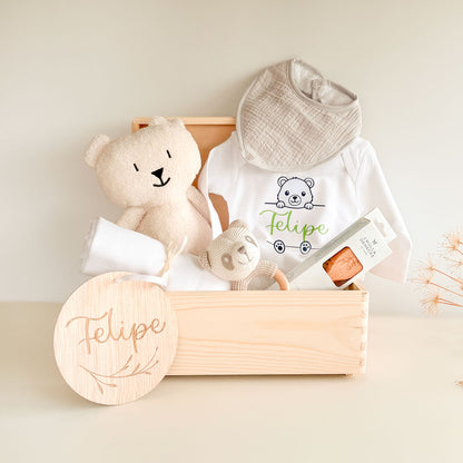 Caja personalizada regalo  recién nacido | ChinPum