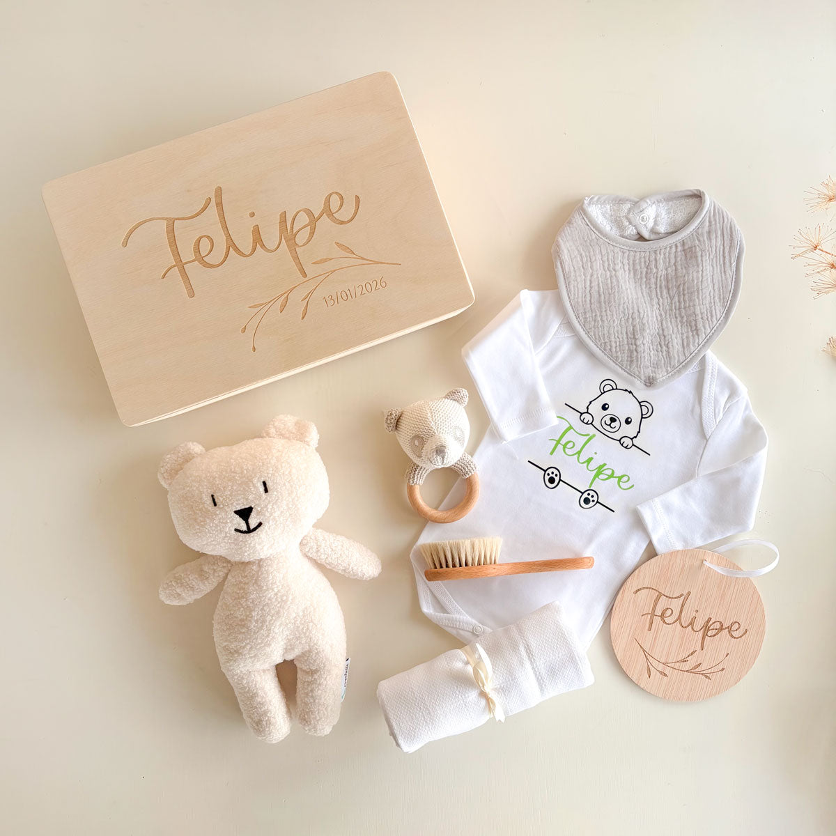 Caja personalizada regalo  recién nacido | ChinPum