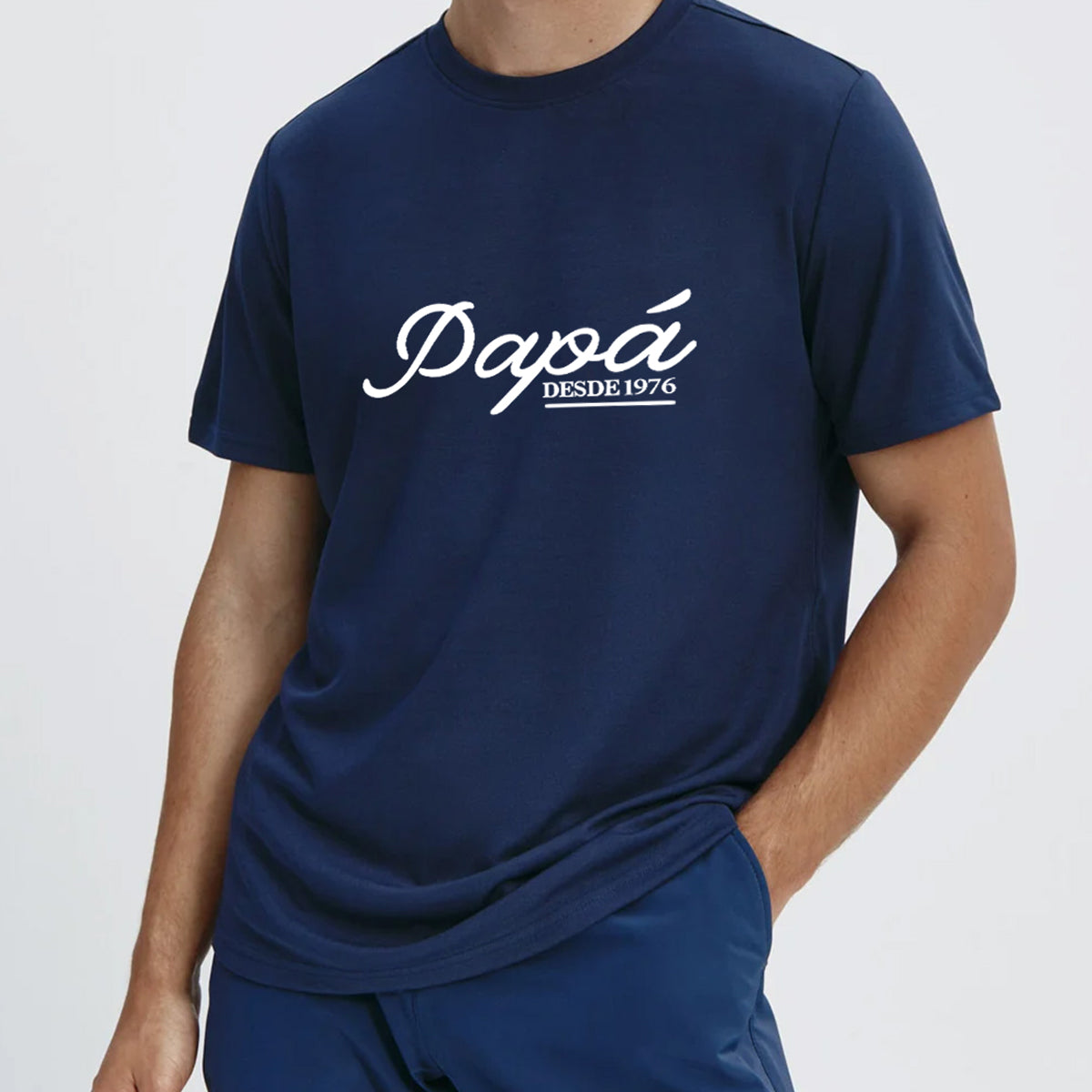 Camiseta azul marino &quot;papá desde&quot; | Chin Pum