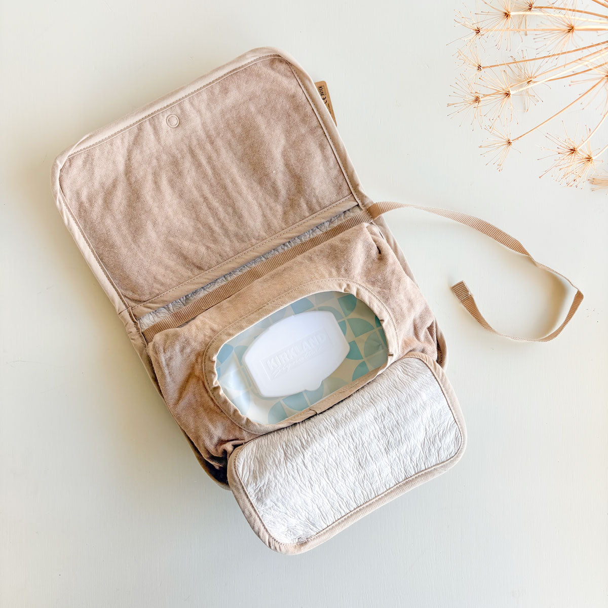 Portatoallitas bebé arena | Chin Pum