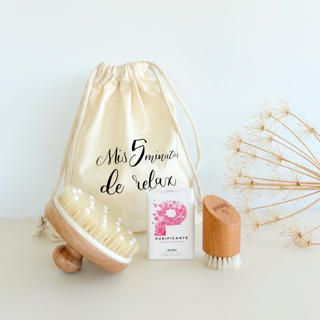 Saco regalo &quot;Cuidado de la piel&quot; personalizado | Chin Pum