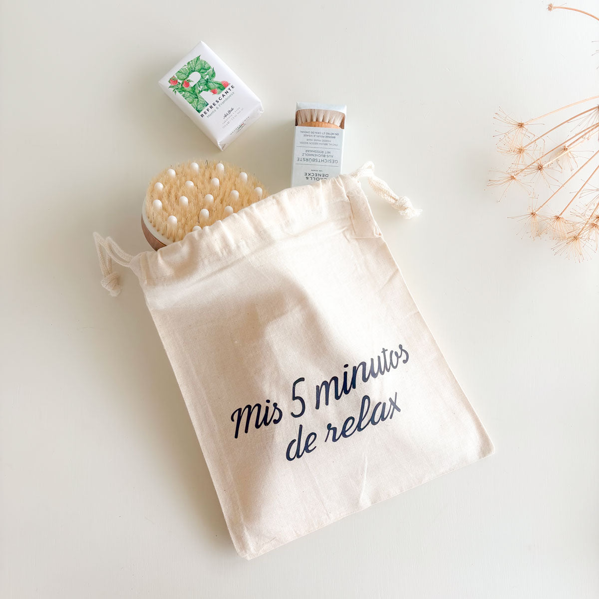 Saco regalo "Cuidado de la piel" personalizado | Chin Pum
