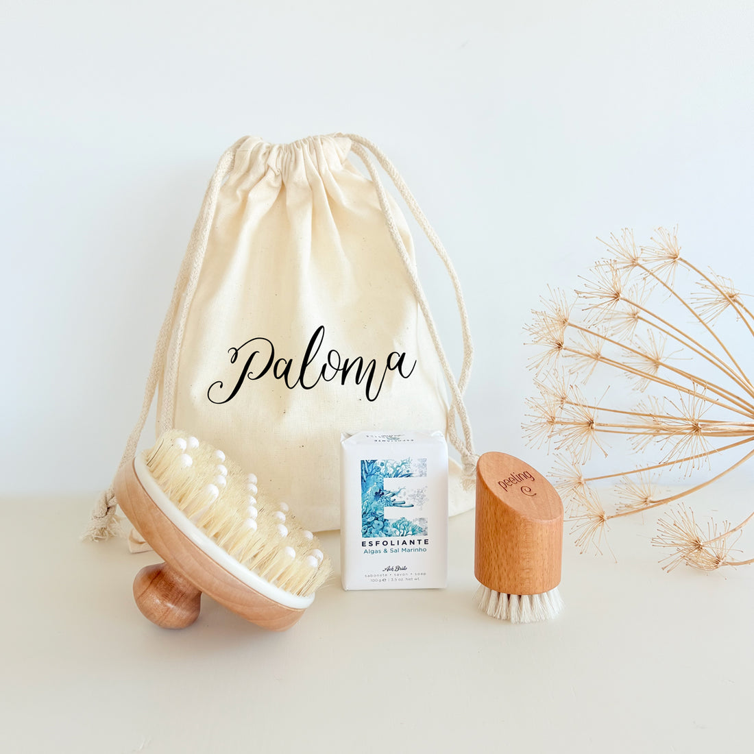 Saco regalo "Cuidado de la piel" personalizado | Chin Pum