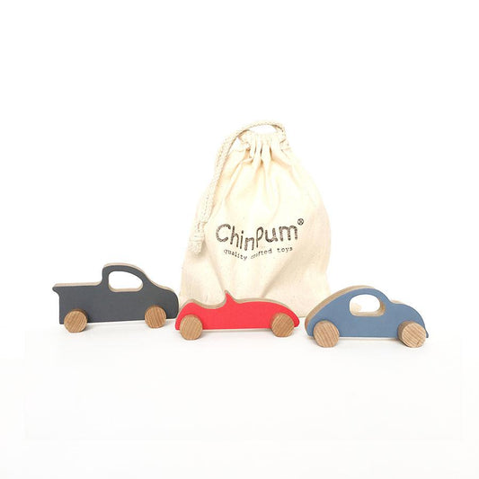 coches de madera de juguete de chinpum